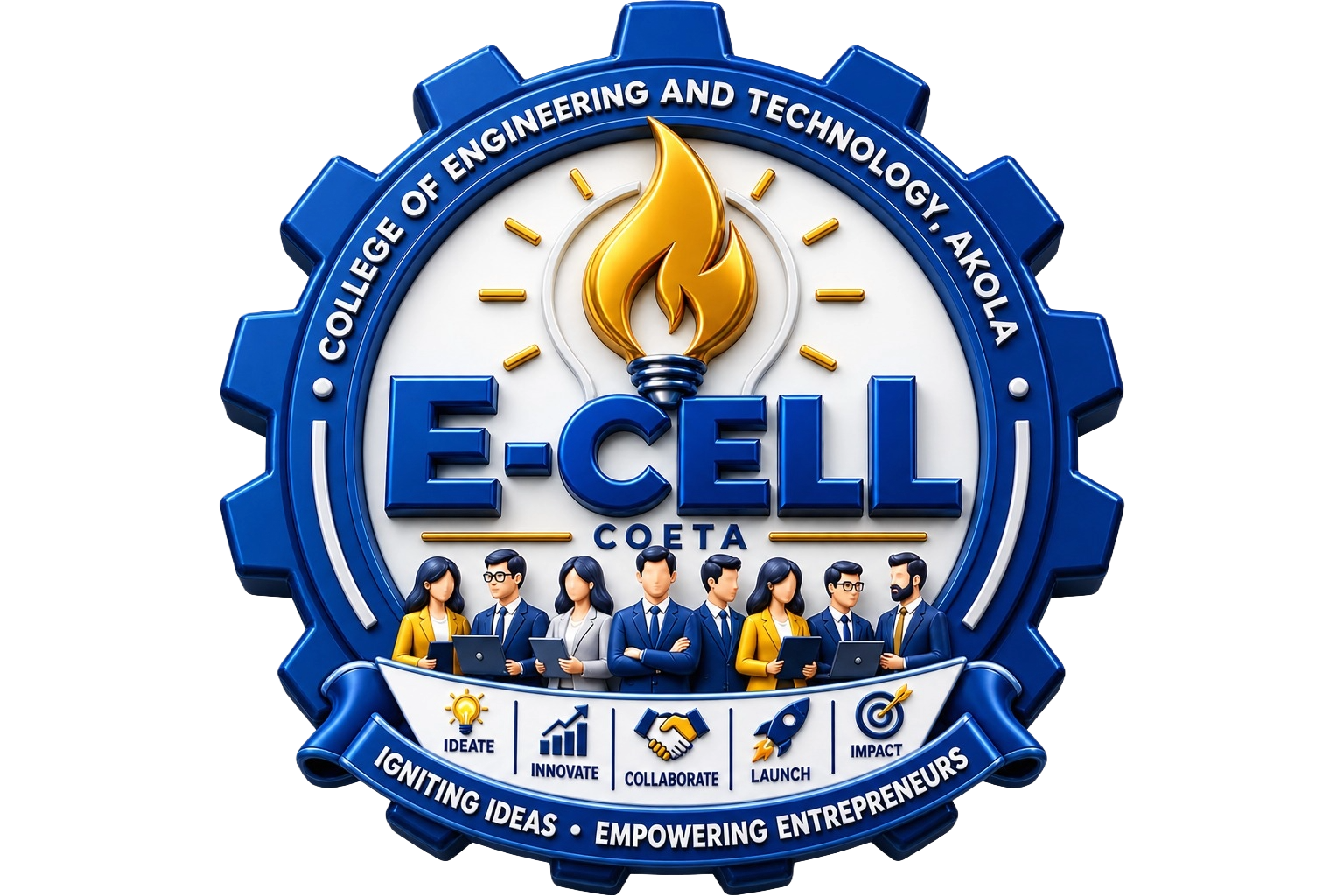 COETA E-Cell Emblem